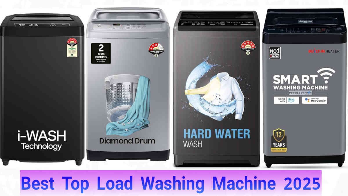 top 5 best top load washing machine 2025