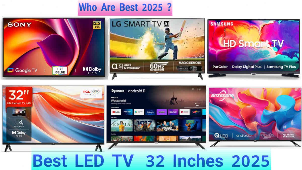 Top 5 best led tv 32 inches2025 india 2025